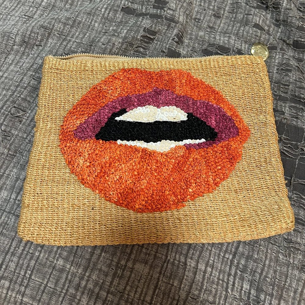 Nada Sawaya Clutch with Sequence Lips